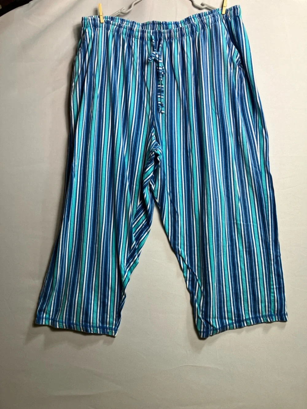 Comfortable Blue V-Neck Pajama Set - Casual Sleepwear - Picture 4 of 15
